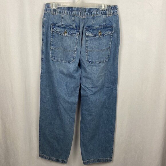 Free People Maeve Low Slung Oversized Trouser Jeans Small - Picture 8 of 13